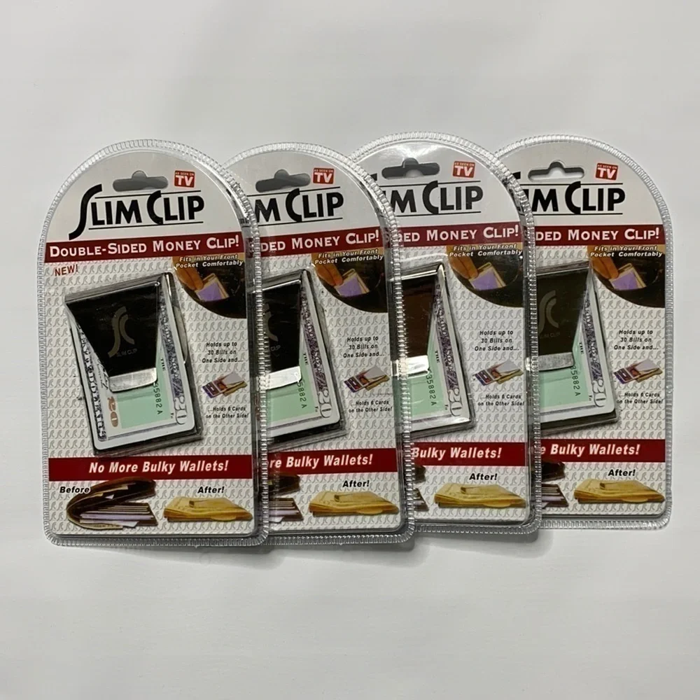 Slim Clip Double Sided Money Clip Bundle (4)